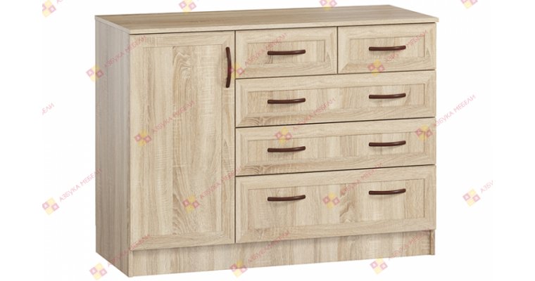 Комод №5 МДФ Экономный